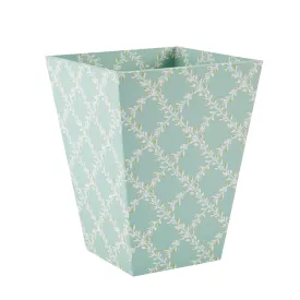 Waste Bin Bud Trellis Aqua