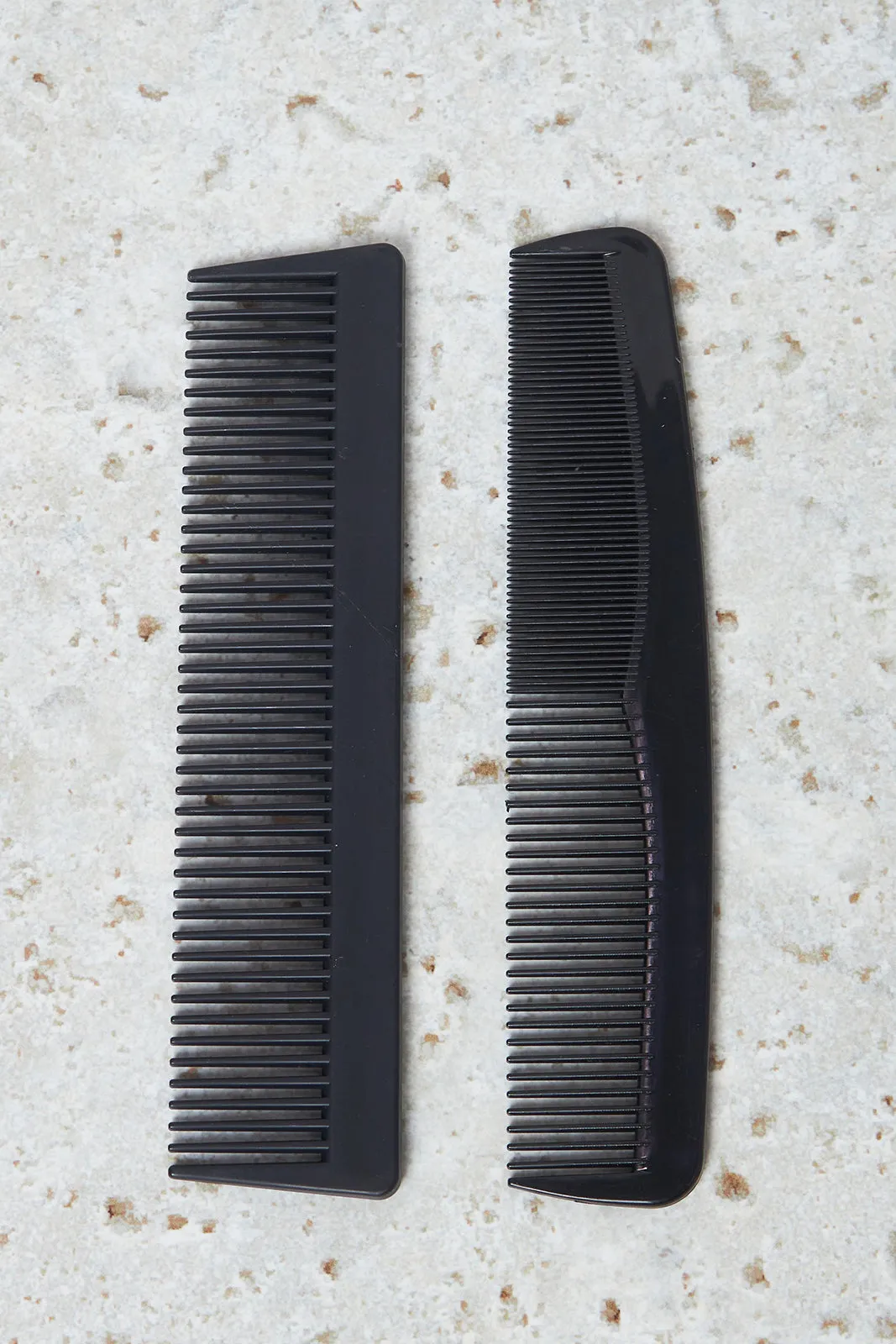 Women Black Hair Comb Set (2 Piece)